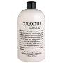 philosophy | coconut frosting | ultra rich 3-in-1 shampoo, body wash, and bubble bath.