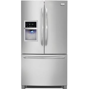 Frigidaire FGHF2344MF Gallery 22.6 Cu. Ft. French Door Counter-Depth Refrigerator - Stainless Steel