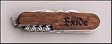 Personalized 14 function pocket knife.
