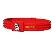 PHI-TEN MLB Authentic Bracelet, St. Louis Cardinals, Large (7.5 Inches)