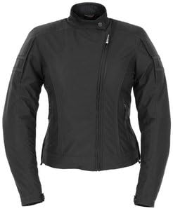 DUTCHESS MOTORCYCLE JACKET BLACK SIZE:MED