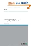 Komponenten sportlicher Leistungsf�higkeit beim Tennis