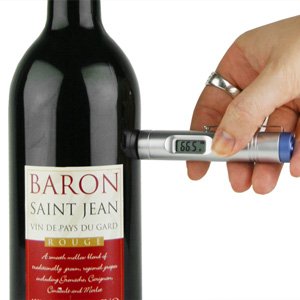 All Temp Select Infrared Wine Thermometer | Wine Bottle Temperature Probe, Electronic Wine Thermometer, Drinks Thermometer