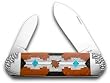 CASE XX Yellowhorse Navajo Rug Design Elephant Toe 1/3 Pocket Knife Knives
