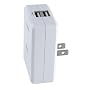 Coby CA81 Dual USB Power Adapter/Charger (White)