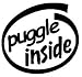 Puggle Inside Vinyl Graphic Sticker Decal