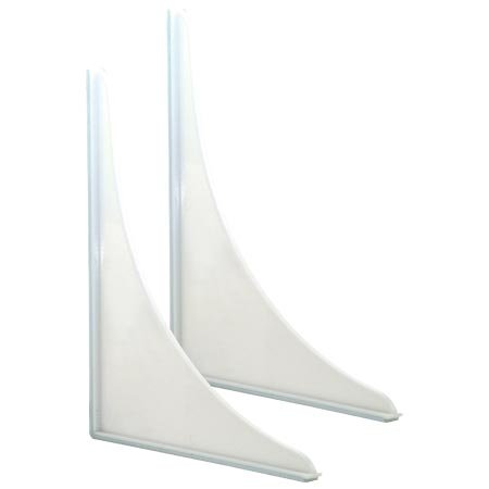 Ez-Flo 15261 Shower Splash Guard White