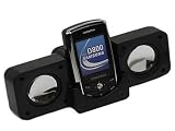 BLACK Portable Folding Speakers for Samsung: C170, D520, D800, D820, D830, D840, D900, D900i, E250, E390, E420, E570, E590, E840, E870, E900, F300, i600, M110 Solid, M300, P300, P310, SGH U300, U100, U600, U700, X530, X820, X830, Z400, Z510, Z540, Z560, Z720, ZV40