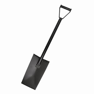 Bully Tools 92600 13-Inch Ace of Spades Garden Spade 12-Gauge Steel with Closed Back Blade