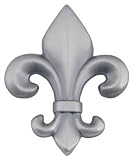 Atlas Homewares 4006-P 2-1/4-Inch Fleur D'Lis Knob, Pewter