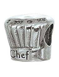 Zable Chef Hat Hobbies Professions Sterling Silver Charm