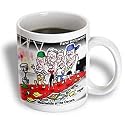 Londons Times Funny Panel Hollywood Cartoons - At The Oscars Memorial To Jack Klugman - Mugs
