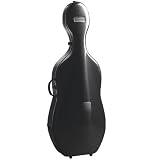 バム　チェロケース　ハイテック ブラックカーボンルック　BAN Cello Case Hightechの画像