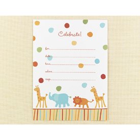 Jungle Animals Invitations (Pack of 25)