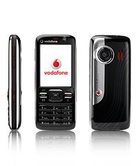 Vodafone 725 Black Mobile Phone on Vodafone PAYG