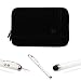 Microsuede Professional Executive Deluxe Business Office Sleeve Cover with Zipper For ASUS Transformer Pad Infinity Tablet & Transformer Pad 300 Series & Eee Pad Transformer Prime + Includes a Professor Pen 3 in 1 Red Laser Pointer / LED White Light / Stylus / White Pen