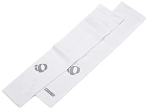 Pearl Izumi Men's Sun Sleeves, White, Medium