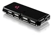 Aluratek AUH0204 - Hi Speed USB 2.0 4 Port Hub with Power Adapter