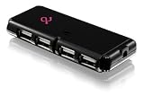 Aluratek AUH0204 - Hi Speed USB 2.0 4 Port Hub with Power Adapter