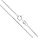 Sterling Silver Box Chain 1mm 1.1mm 1.3mm 1.4mm 2.4mm Genuine Solid 925 Italy Classic New Necklace (Also Available in Stainless Steel)