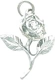 31mnceJ8 YL. SL160  Sterling Silver Pendant Rose
