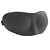 Sweet Dreams Contoured Sleep Mask with Earplugs and Travel Pouch - Black