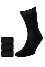 3 Pairs of Collezione Pure Cotton Socks