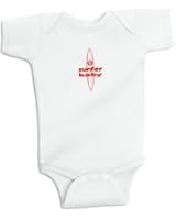 Surfer Baby Surfboard Logo Onesie Bodysuit