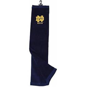 Notre Dame Embroidered Tri-Fold Golf Towel