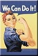 Rosie the Riveter Refrigerator Magnet
