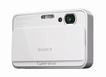 Sony DSCT2W Digital Camera - White (8.1MP, 3x Optical Zoom) 2.7" LCD 4GB Internal Memory