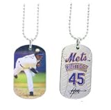 New York Mets Carlos Beltran Sport Dog Tagz Necklace Metal Military Style Quality
