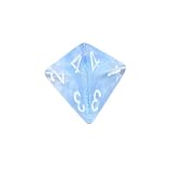 Chessex Borealis Sky Blue with white d4 Dice