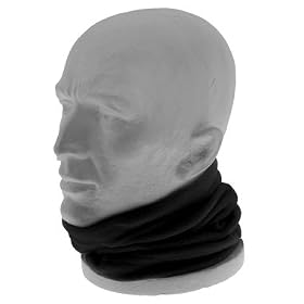 Fleece Snood / Neck Warmer Scarf - Black