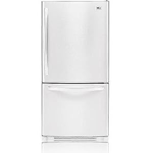 LG Electronics LDC22720SW 22 Cu. Ft. Bottom Freezer refrigerator Smooth White