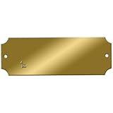 Blank Engraving Brass Plates - Pack of 25