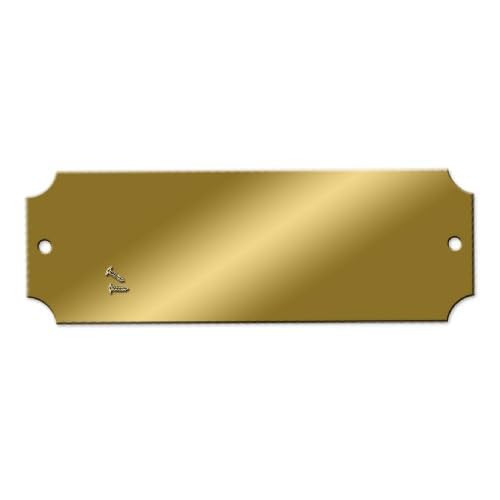 Blank Engraving Brass Plate Pack of 25 Switch Plates