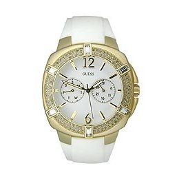 Guess Tango White with Gold Ladies Watch U11530L2 thumbnail