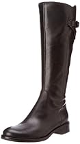 Hot Sale ECCO Women's Hobart Tall Strap Boot,Black,37 EU/6-6.5 M US