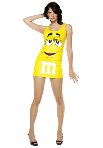 Womens Yellow M&M Costume