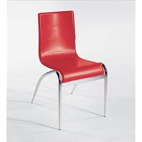 Euro Style 0-3181 Grace Leather Black Chrome 4 Pack by Euro Style