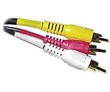 25 FT 3-RCA Stereo Audio Video A/V AV Cable Patch 25ft