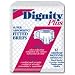 Dignity Plus Disposable Adult Fitted Briefs, Extra Large 59 Inches - 64 Inches - 8 ea / pack, 8 packs / Case