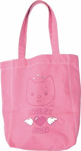 United Labels 0804878 - Angel Cat Sugar Einkaufstasche 30 x 23 cm, pink