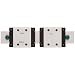 THK Linear Motion Guide Model SRS-WM, Double Block, Caged Ball Miniature, Outer Dimensions: 12mm Height, 30mm Width, 39mm Length, Rail: 18mm Width, 7.5mm Height, 30mm Pitch, 110mm Length, Load Capacity: 751 Pound-Force