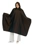 A Size Above Styling Cape with Snap Closure, Chocolate Brown