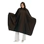 A Size Above Styling Cape with Snap Closure, Chocolate Brown