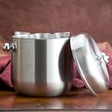 BUCKET WITH SHOOTER GLASSES - STAINLESS STEEL BUCKET WITH 6 SHOOTER GLASSES