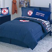 MLB Boston Red Sox Boys Baseball Sports Square Accent Pillow
