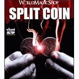Split Coin (Half Dollar Gimmicked coin only) by World Magic Shop